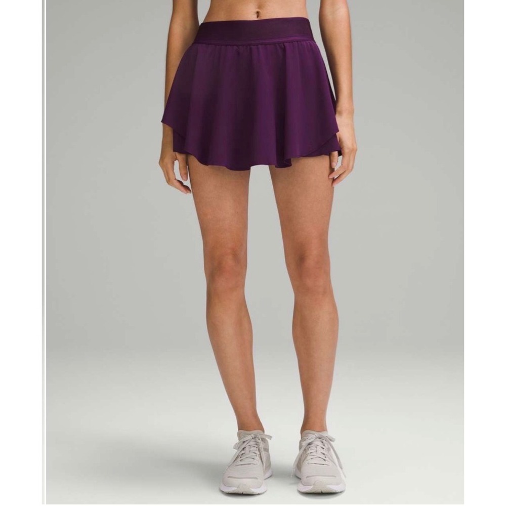 Lululemon Court Rival High-Rise Skirt Dramatic Magenta LW8ABHR Size 10 NEW
